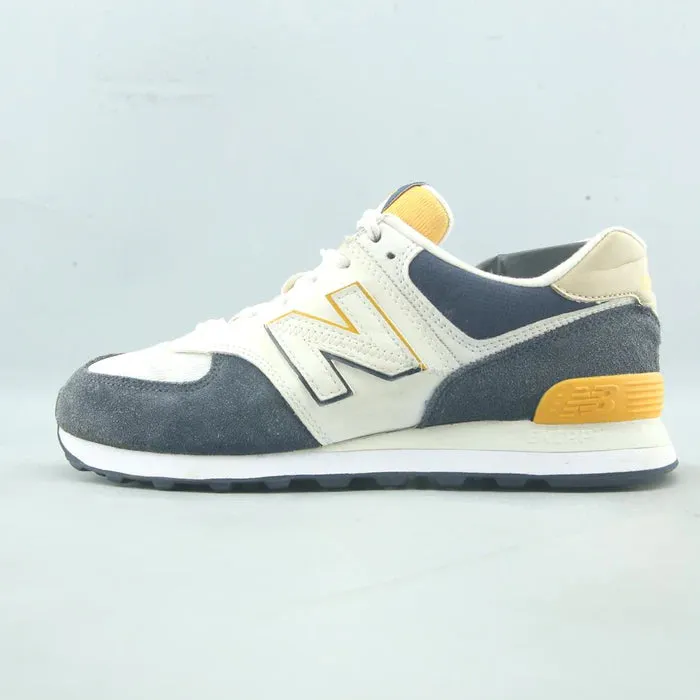 New Balance 574 Navy & Cream Running Shoes New Balance Fresh Foam X 1080v13 'stoneware Men's