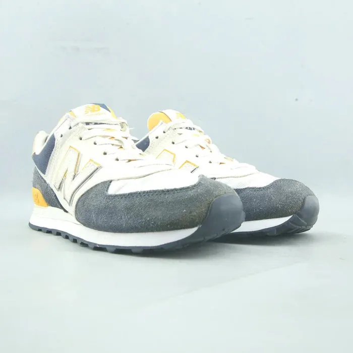 New Balance 574 Navy & Cream Running Shoes New Balance 327 Grey