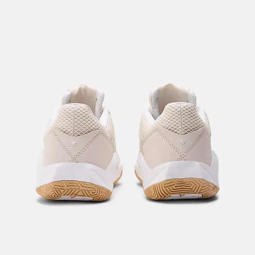 New Balance Coco Delray (D-Wide) Womens Hard Court Tennis Shoe New Balance Cleats Gold And White