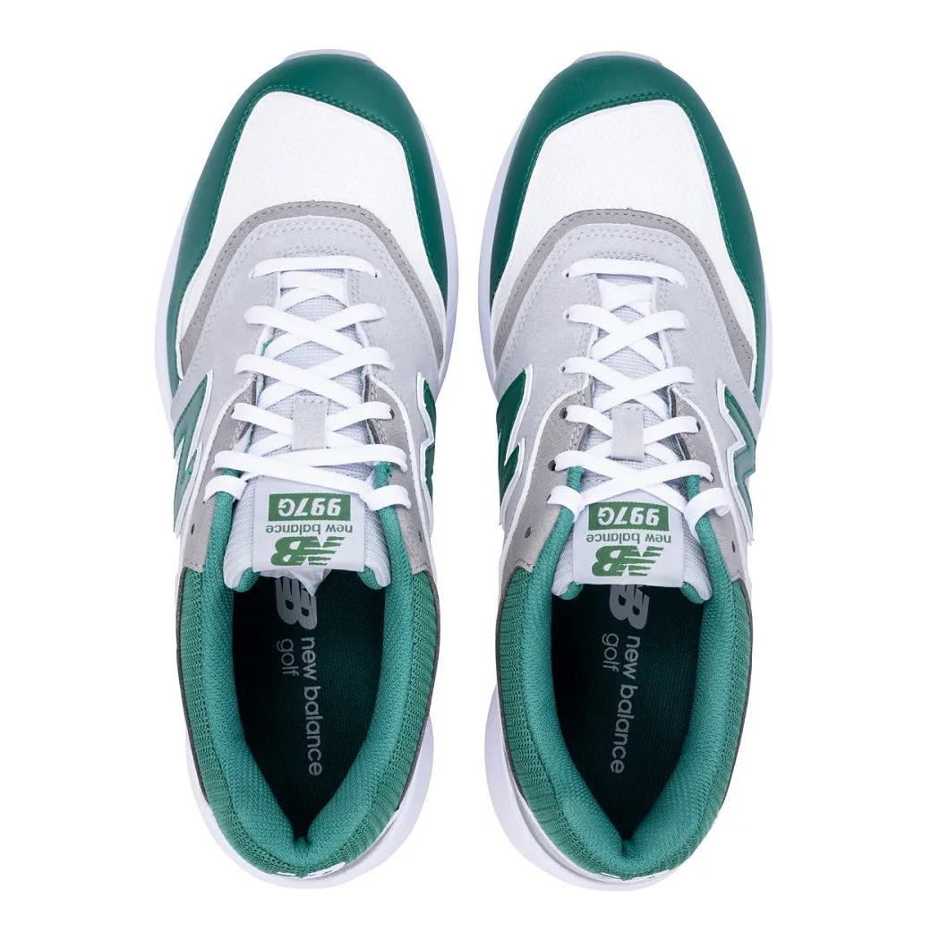 New Balance Mens 997 SL Golf Shoes - Spikeless - Grey/Green - All Sizes New Balance Velcro Shoes For Women