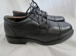 Piped Loafers NEW Mens PURITAN Leather OXFORD Loafer Dress Shoes 11 BLACK Cap Toe