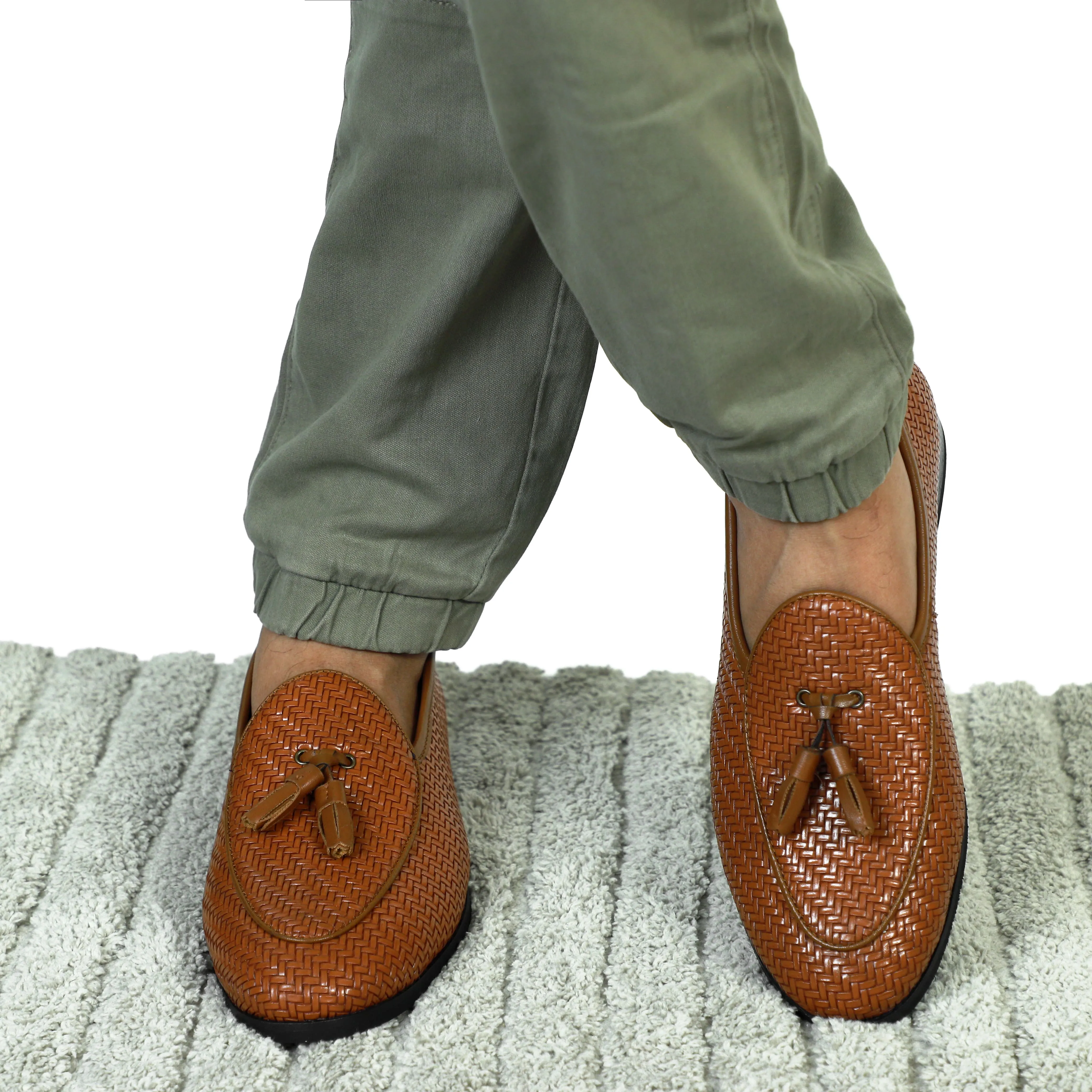 Wide Slip Sneakers NICHE Windsor Braided Tassel Loafers