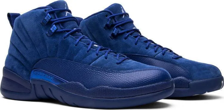 Nike Air Air Jordan 12 Retro 'Deep Royal' Navy Blue Shoes Basketball Men !!! CYBER MONDAY SALE !!! Asics Running Shoes Sales