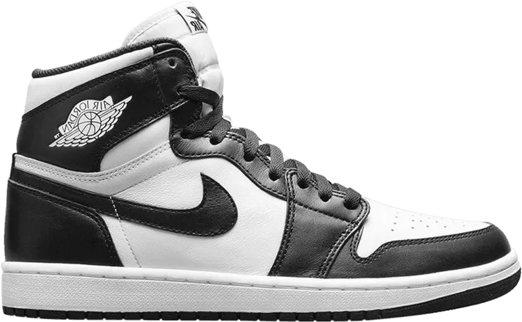 Nike Air Jordan 1 High Black White Shoes Basketball Men Size US 7-13 Saucony Size Compared To Asics