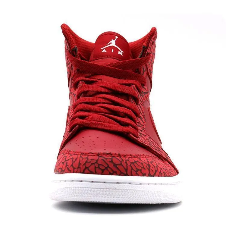 Asics Outlet Tennis Shoes Nike Air Jordan 1 High Red Elephant Shoes Basketball Men Sale Size US 7, 8, 8.5, 9, 10, 11, 12, 13