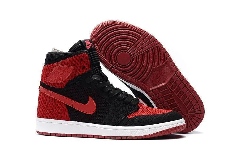 Nike Air Jordan 1 High Retro Flyknit Red Shoes Basketball Men !!! CYBER MONDAY SALE !!! Asics Shoes Sky Elite Ff