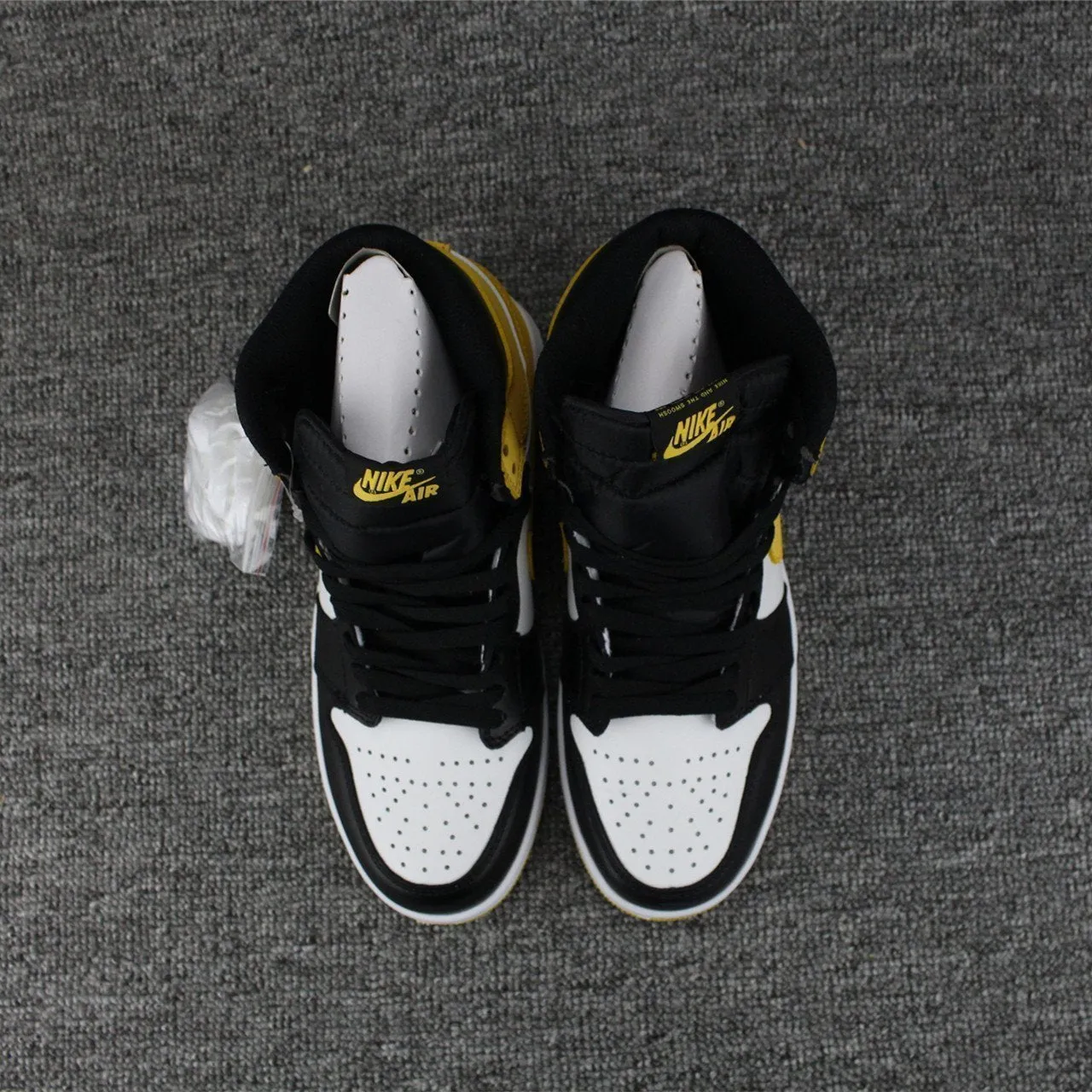 Nike Air Jordan 1 High Retro OF 6 Ring White Black Yellow Shoes Basketball Men !!! CYBER MONDAY SALE !!! Asics Gel Kinsei 6 Running Shoe