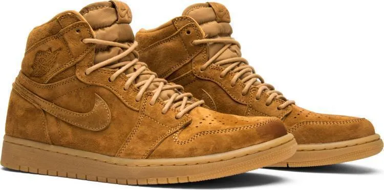 Nike Air Jordan 1 High Wheat Shoes Basketball Men Size US 7-13 Asics Noosa Ff Running Shoe