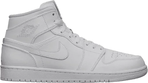 Nike Air Jordan 1 Mid White Shoes Basketball Men Size US 7, 8, 8.5, 9, 10, 11, 12, 13 Asics Shoe Release Dates