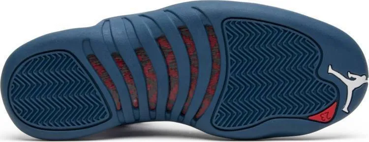 Discounted Asics Shoes Nike Air Jordan 12 Retro 'French Blue' 2016 White Navy Shoes Basketball Men Sale Size US 7 - 13