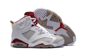 Nike Air Jordan 6 Retro 'Maroon' 2015 White Bordeaux Men Shoes Sale Size US 7-13 Shoes Asics Tennis