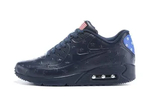 Most Comfortable Asics Running Shoes Nike Air Max 90 'Independence Day Midnight Navy' Shoes Sneaker Sale Men Size US 7, 8, 8.5, 9, 10, 11
