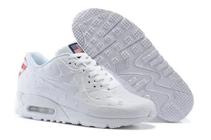 Asics Cushion Running Shoes Nike Air Max 90 'Independence Day White' Shoes Sneaker Sale Men Size US 7, 8, 8.5, 9, 10, 11