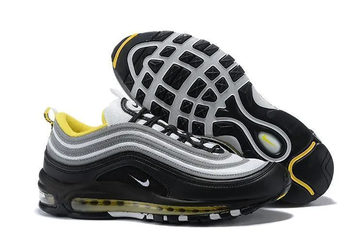 Nike Air Max 97 Black Grey Yellow Shoes !!! CYBER MONDAY SALE !!! Best Asics Budget Running Shoes