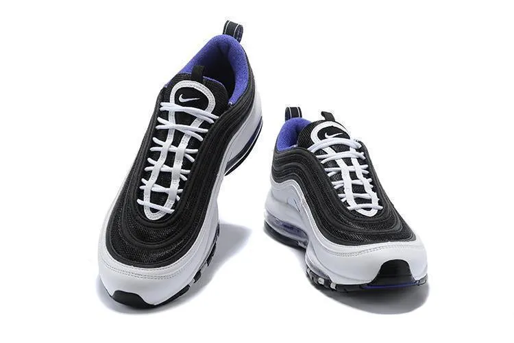 Nike Air Max 97 Black White Blue Shoes !!! CYBER MONDAY SALE !!! Shoes Like Asics Gel Kayano