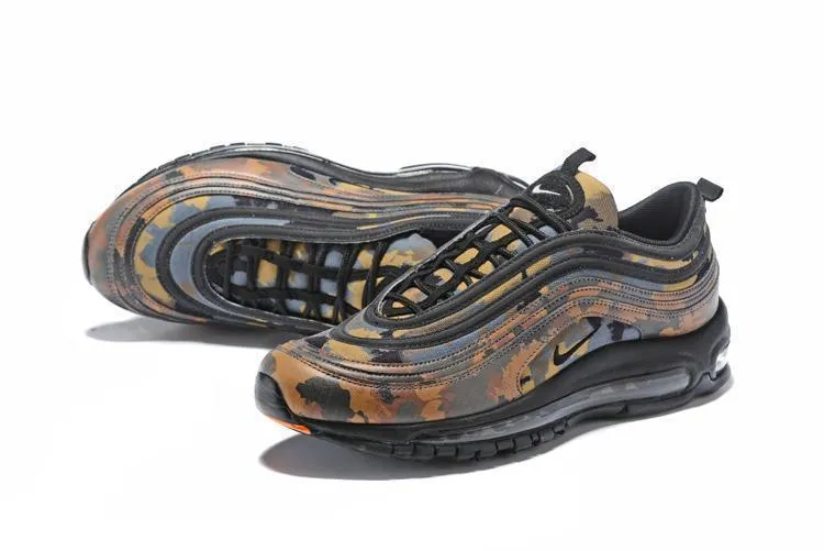 Asics Bowling Shoes Nike Air Max 97 Camouplage Army Green Black Shoes !!! CYBER MONDAY SALE !!!