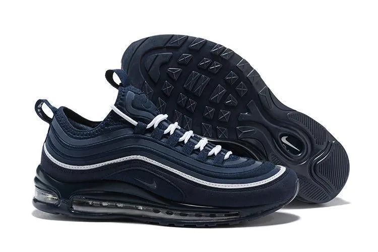 Nike Air Max 97 Dark Blue White Shoes !!! CYBER MONDAY SALE !!! Asics Gel-pulse 11 Running Shoes