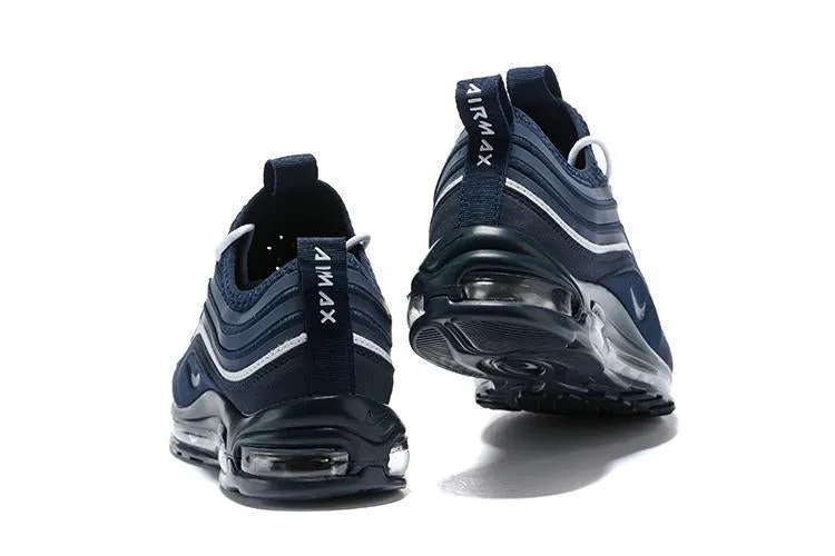 Asic Shoes For Plantar Fasciitis Nike Air Max 97 Dark Blue White Shoes !!! CYBER MONDAY SALE !!!