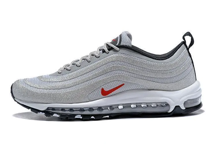 Nike Air Max 97 LX  Swarovski Silver White Shoes Sale Men Size US 7-11 Asics Glideride 2 Running Shoes