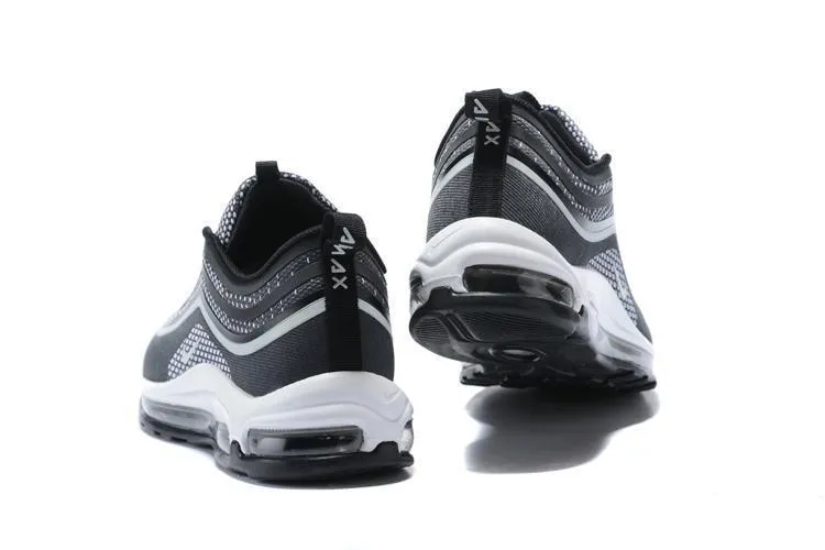Asics Classic Shoes Nike Air Max 97 Ultra 17 Black White Men Shoes Sale Size US 7, 8, 8.5, 9, 10, 11