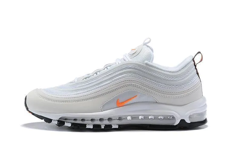 Nike Air Max 97 White Orange Shoes !!! CYBER MONDAY SALE !!! Asics Gel 9 Tennis Shoes