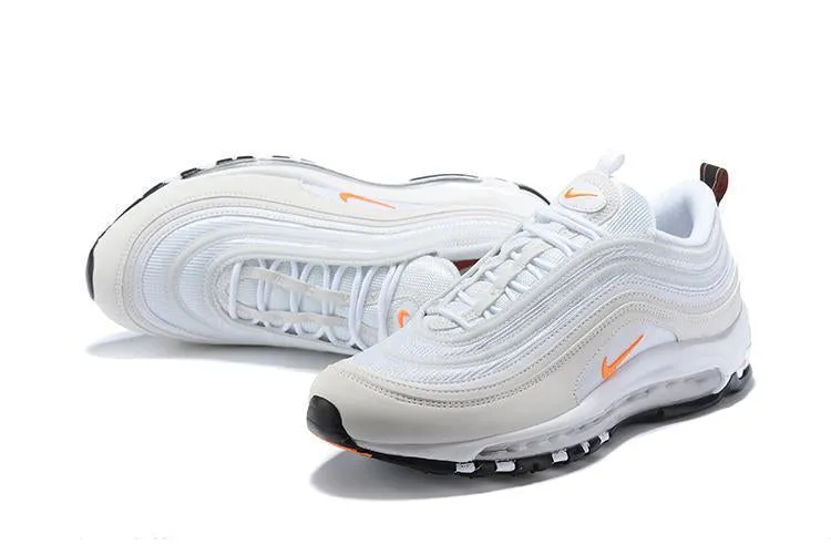 Best Shoes In Asics Nike Air Max 97 White Orange Shoes !!! CYBER MONDAY SALE !!!