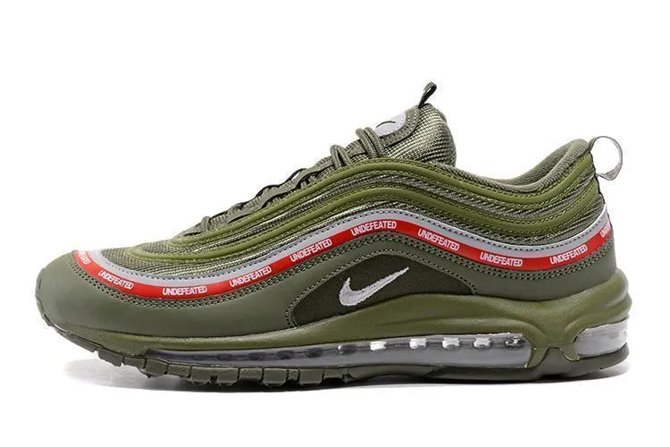 Nike Air Max 97 x Undefeated Olive Green Men Shoes !!! CYBER MONDAY SALE !!! Different Types Of Asics Running Shoes