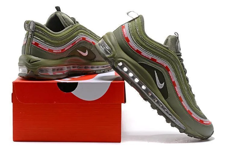 Nike Air Max 97 x Undefeated Olive Green Men Shoes !!! CYBER MONDAY SALE !!! Asics Shoes Upcourt 6
