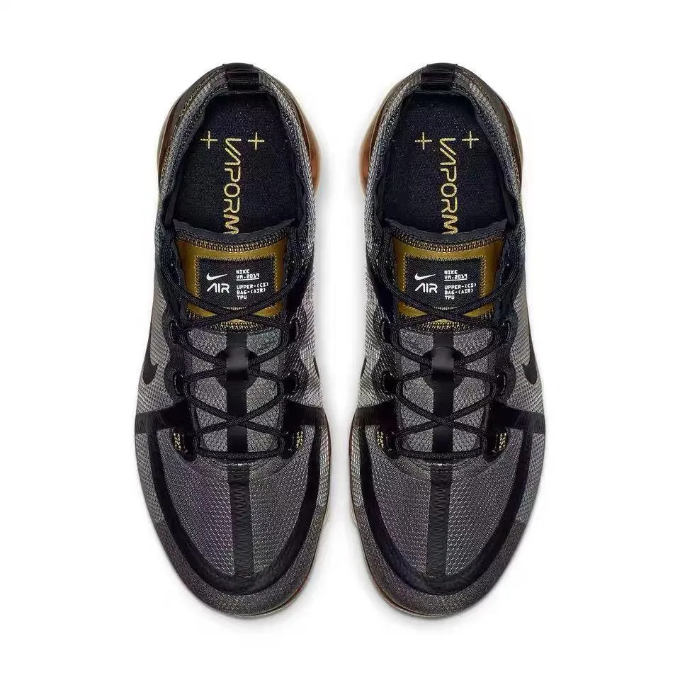Nike Air Vapormax 2019 'Black Gold' Shoes Sneakers Men Women !!! CYBER MONDAY SALE !!! Asics Shoes Selector