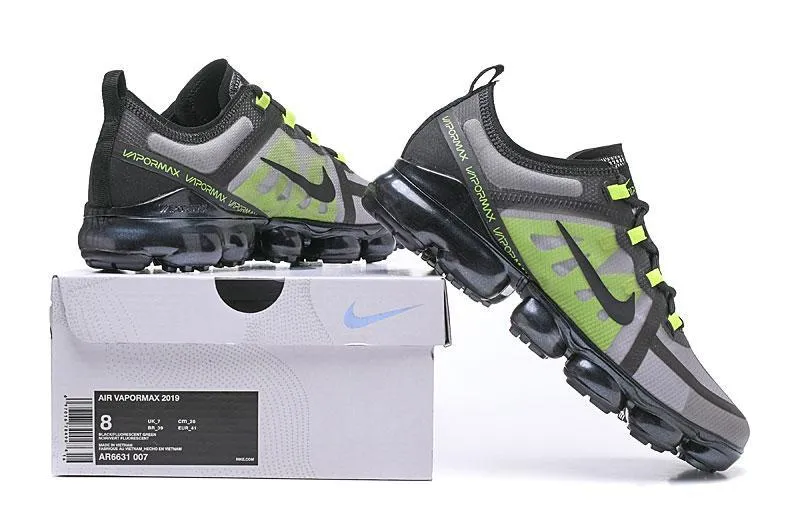 Asics Kayano 24 Shoes Nike Air Vapormax 2019  'Black Green' Shoes Sneakers Men Women Sale Size US 7, 8, 8.5, 9, 10, 11
