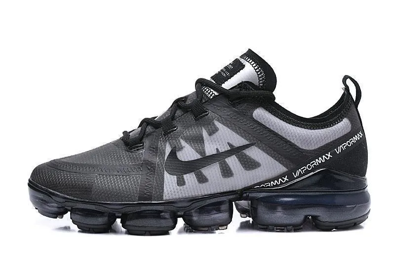 Nike Air Vapormax 2019  'Black Grey' Shoes Sneakers Men Women Sale Size US 7-11 Dan Gable Asics Wrestling Shoes