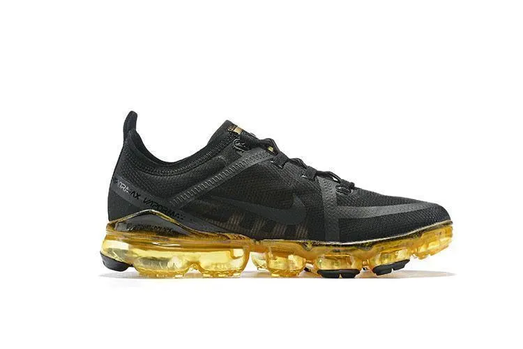 Nike Air Vapormax 2019 'Black Yellow' Shoes Sneakers Men Women Sale Size US 7-11 Best Asics Running Shoes Marathon