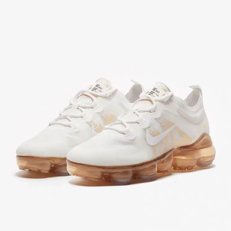 Nike Air Vapormax 2019  'White Gold' Shoes Sneakers Men Women Sale Size US 7, 8, 8.5, 9, 10, 11 Asics Japan S Golf Shoes
