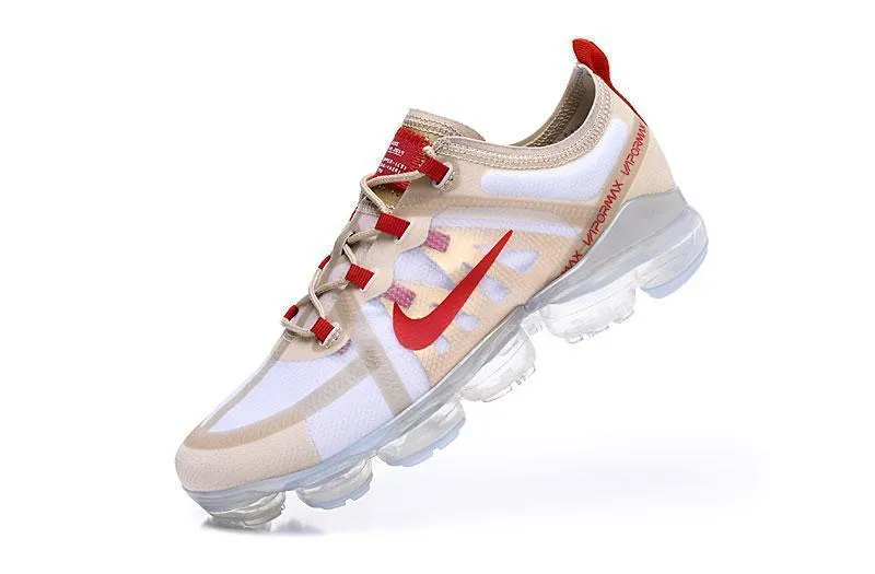 Asics Flat Feet Running Shoes Nike Air Vapormax 2019  'White Red' Shoes Sneakers Men Women !!! CYBER MONDAY SALE !!!