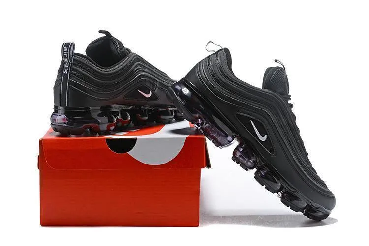 Asics Size 14 Running Shoes Nike Air Vapormax 97 All Black Shoes Sneakers Men !!! CYBER MONDAY SALE !!!