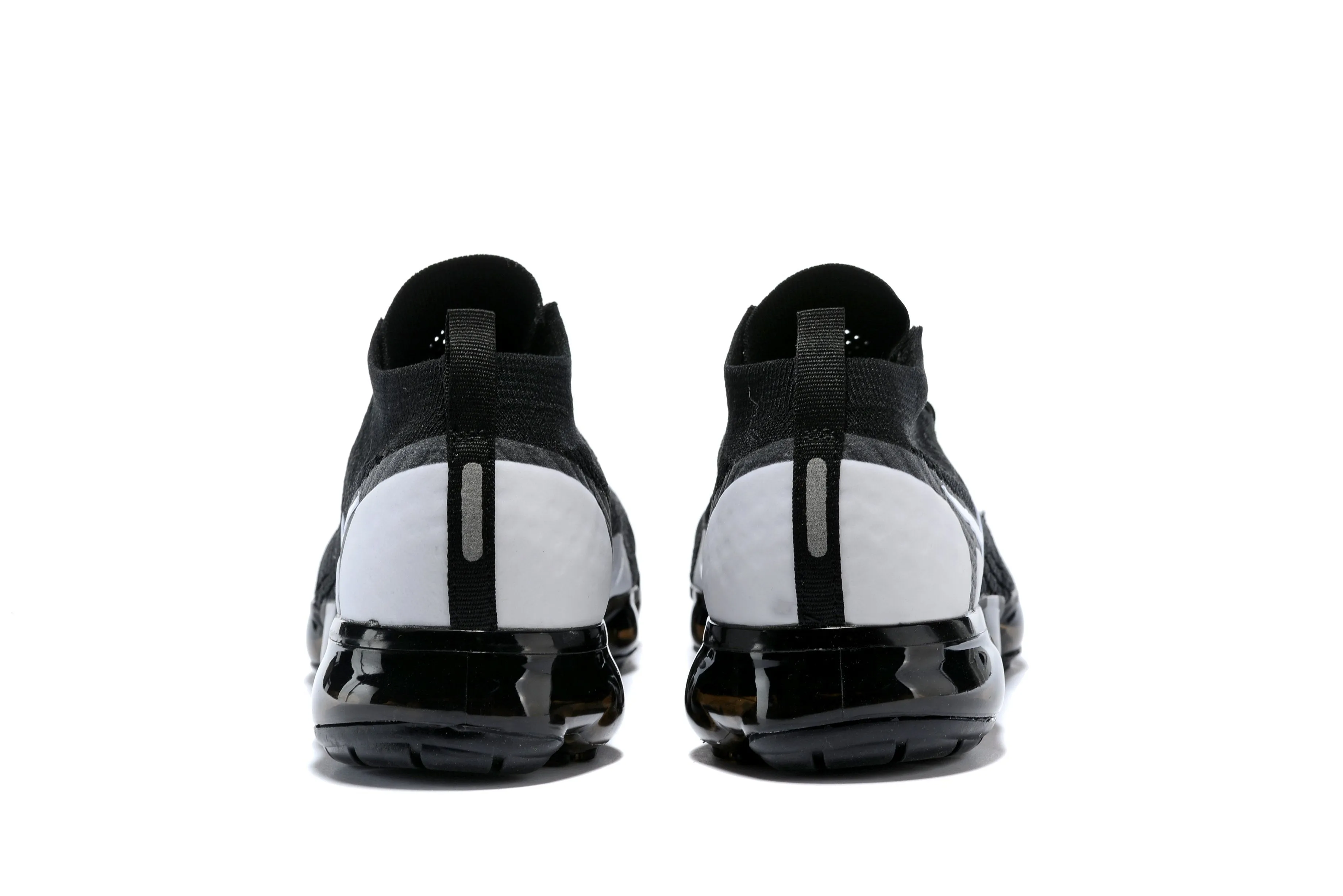 Asics Rocker Sole Shoes Nike Air Vapormax Flyknit 2 Black White Shoes Sneakers Men Sale Size US 7, 8, 8.5, 9, 10, 11