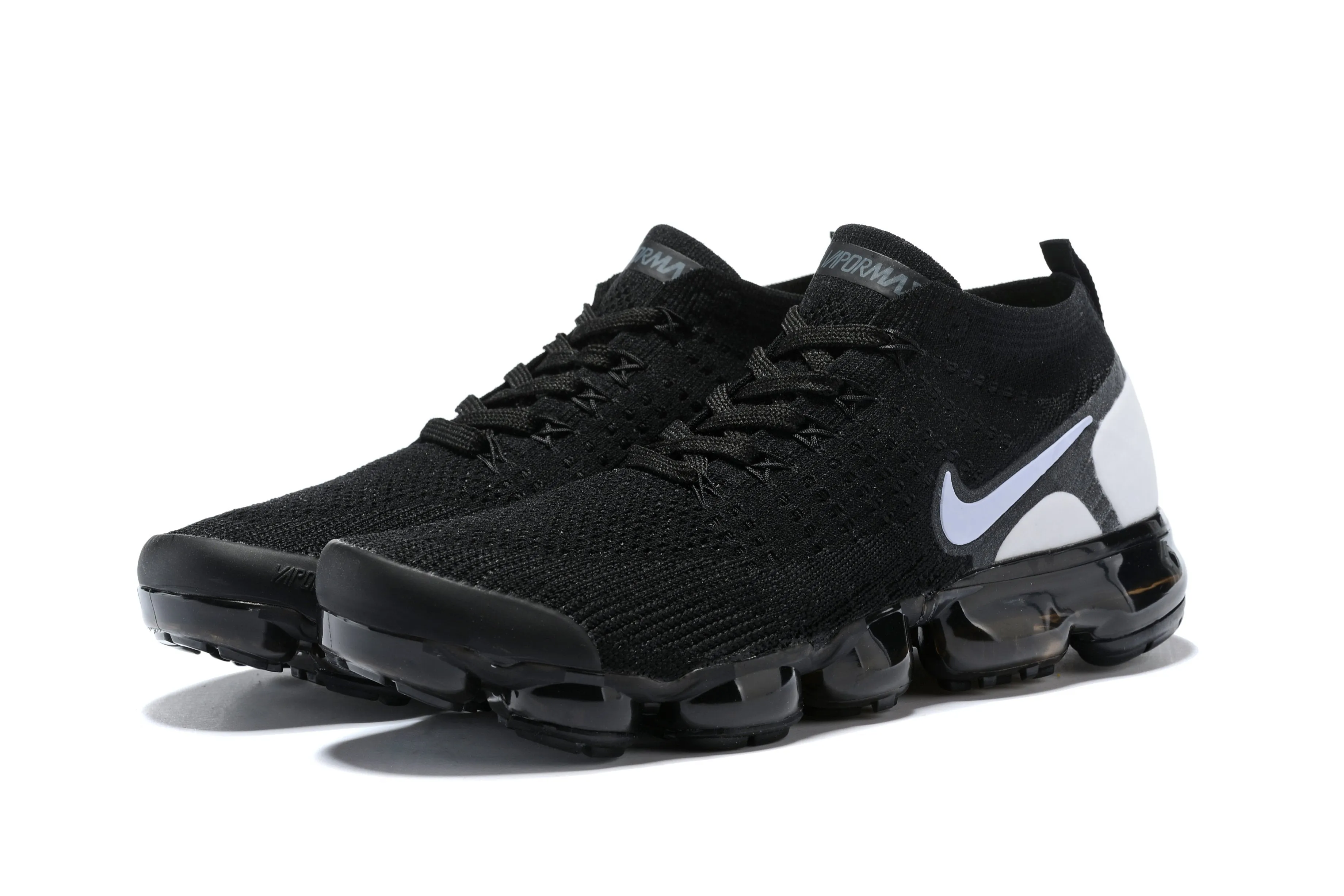Nike Air Vapormax Flyknit 2 Black White Shoes Sneakers Men Sale Size US 7, 8, 8.5, 9, 10, 11 Asics Gel Bnd Running Shoes