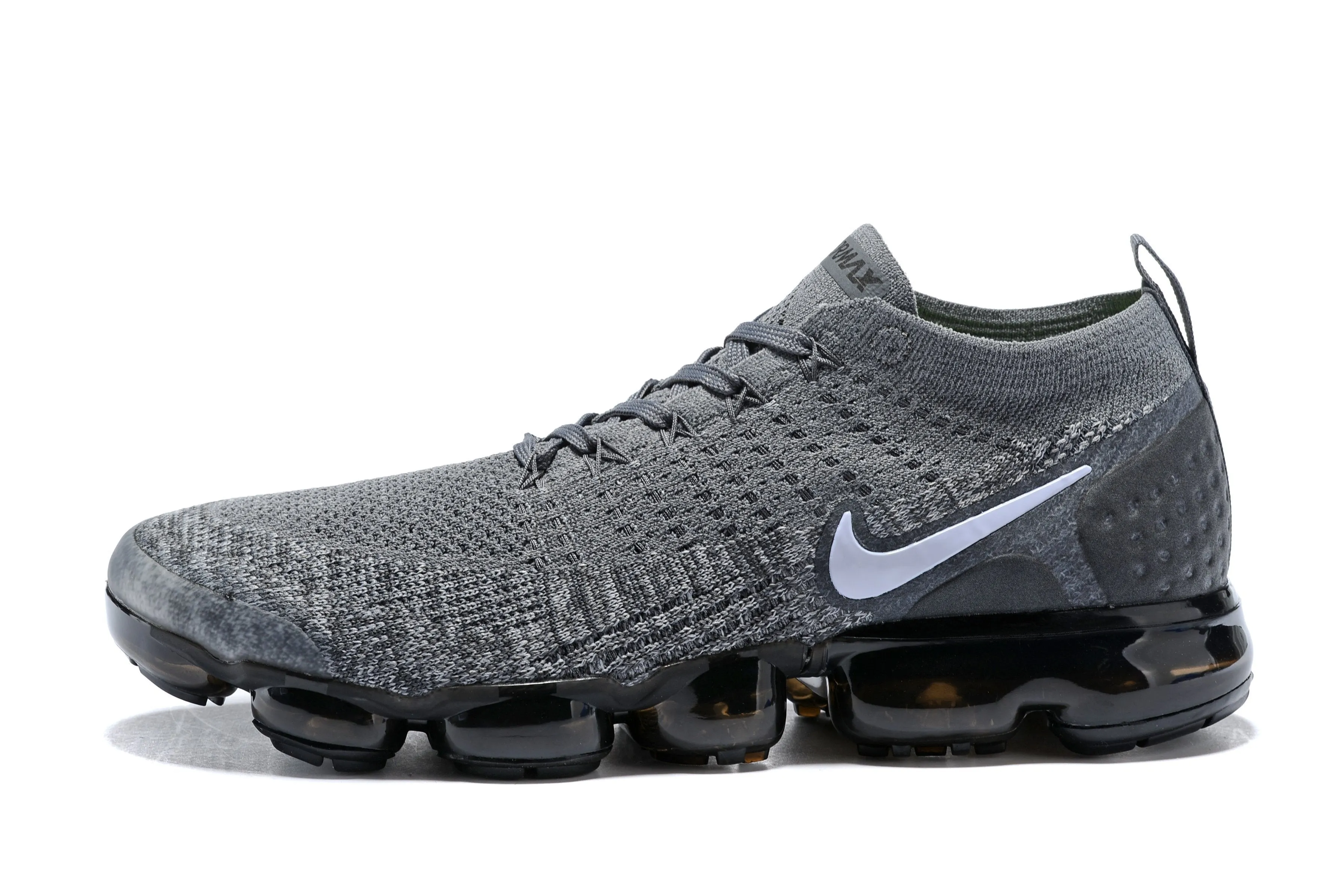 Nike Air Vapormax Flyknit 2 Dark Gray Shoes Sneakers Men Sale Size US 7, 8, 8.5, 9, 10, 11 Best Asics Neutral Shoes