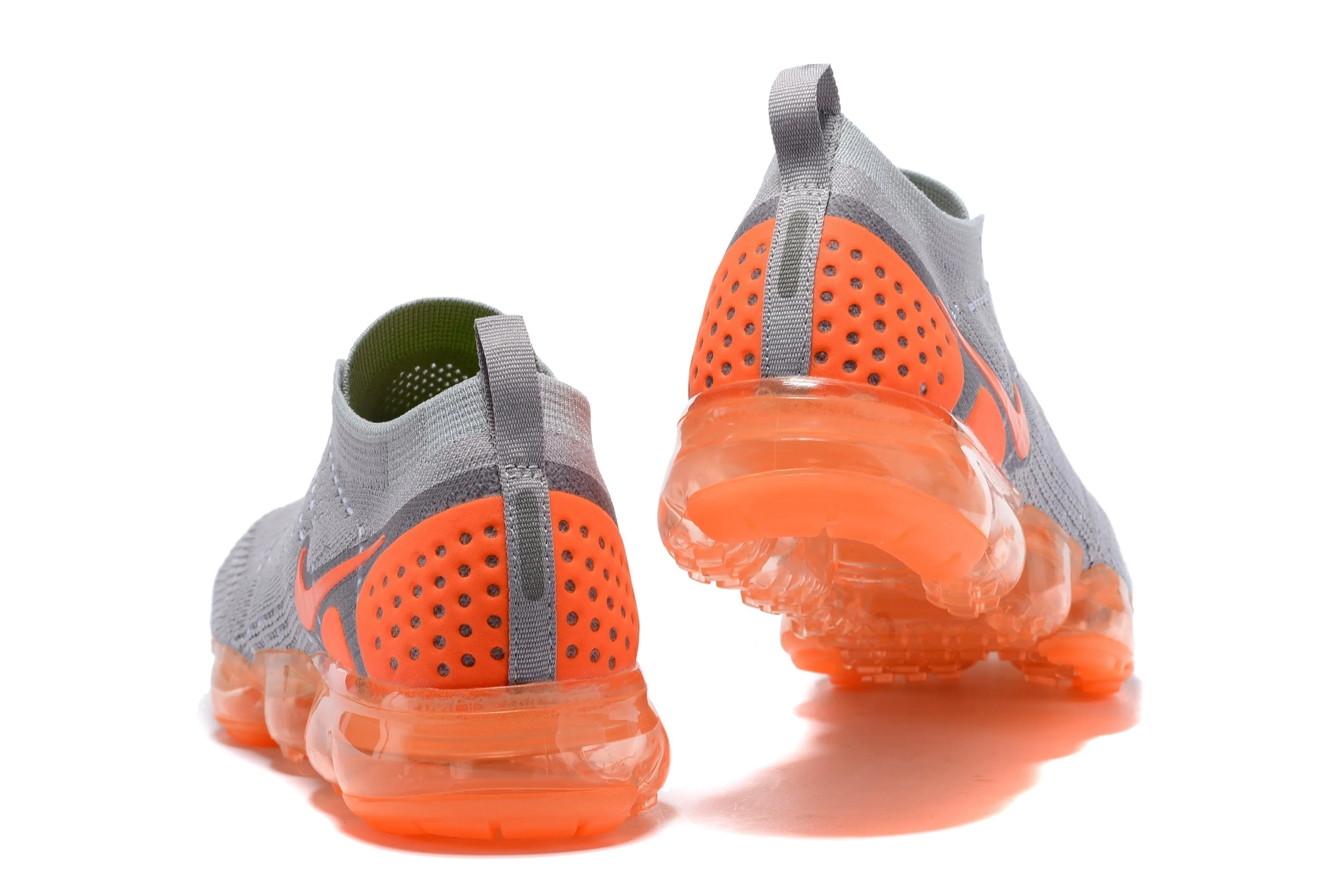 Novak Djokovic Asics Shoes Nike Air Vapormax Flyknit 2 Grey Orange Shoes Sneakers Men !!! CYBER MONDAY SALE !!!