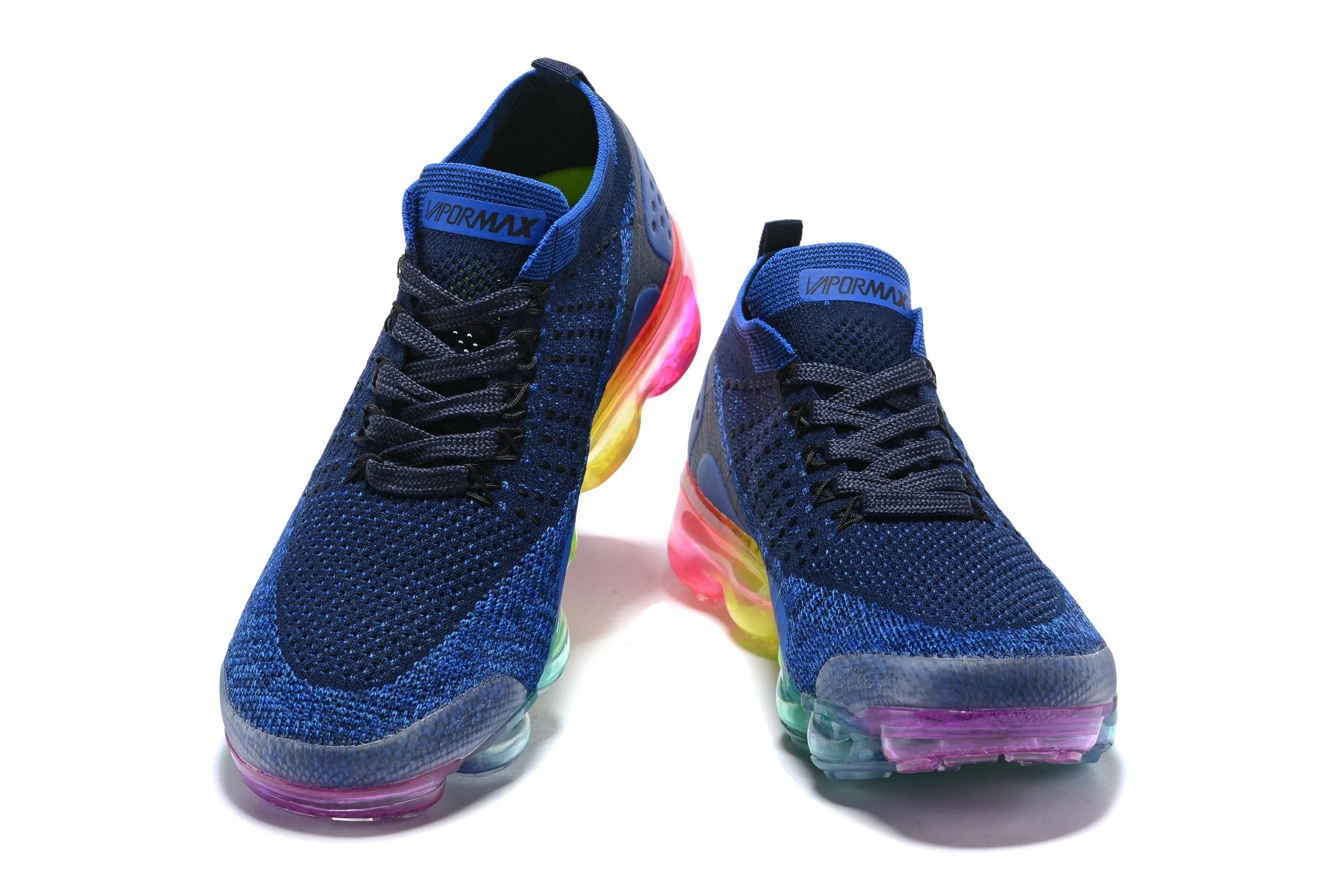 Asics Discontinued Shoes Nike Air Vapormax Flyknit 2 Navy Multicolor Shoes Sneakers Men Sale Size US 7, 8, 8.5, 9, 10, 11