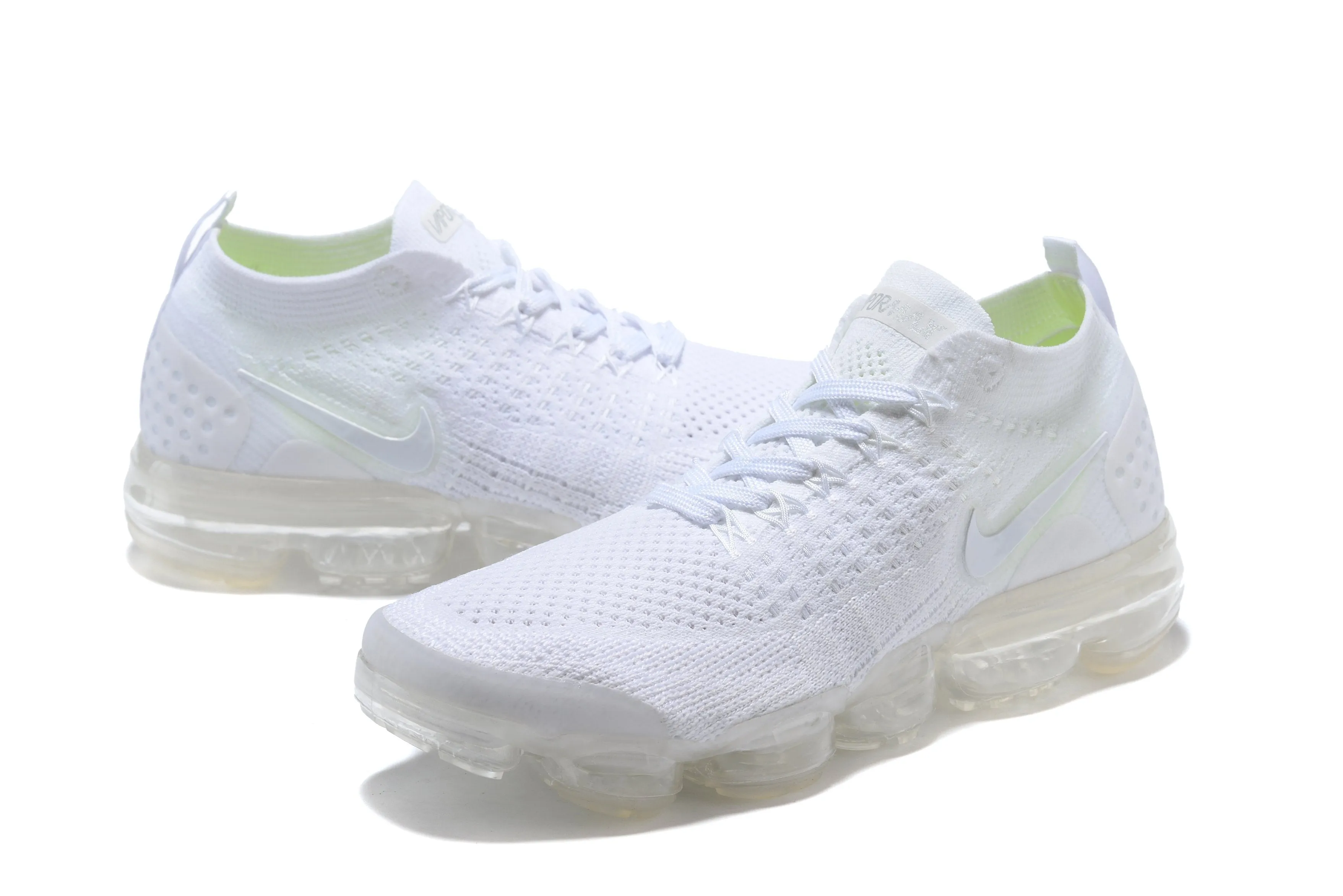 Nike Air Vapormax Flyknit 2 White Shoes Sneakers Men Sale Size US 7, 8, 8.5, 9, 10, 11 Asics Gel-excite 8 Running Shoe