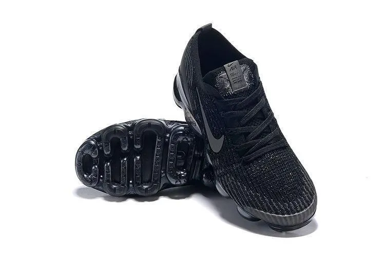 Tennis Shoes Asics Ff3 Nike Air Vapormax Flyknit 3 All Black Shoes Sneakers Men !!! CYBER MONDAY SALE !!!
