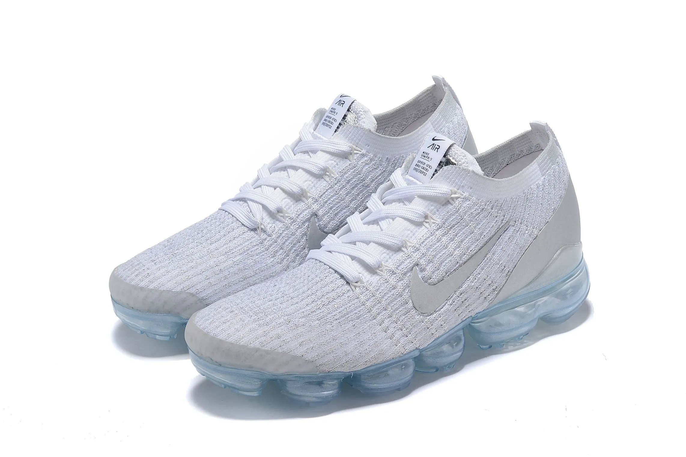Nike Air Vapormax Flyknit 3 "Pure Platinum" Grey White Shoes Sneakers Men !!! CYBER MONDAY SALE !!! Coupon Code For Asics Shoes
