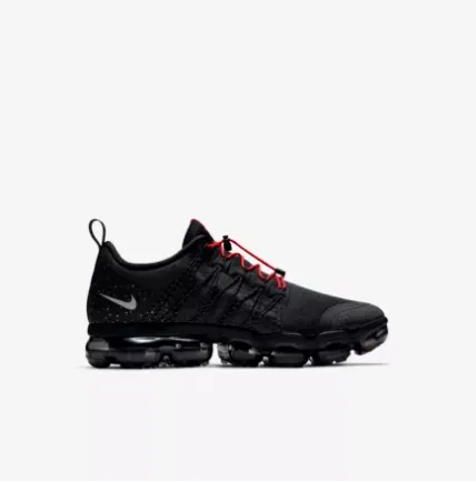 Nike Air Vapormax Run Utility Black Red Shoes Sneakers Men !!! CYBER MONDAY SALE !!! Asics Shoes Made In