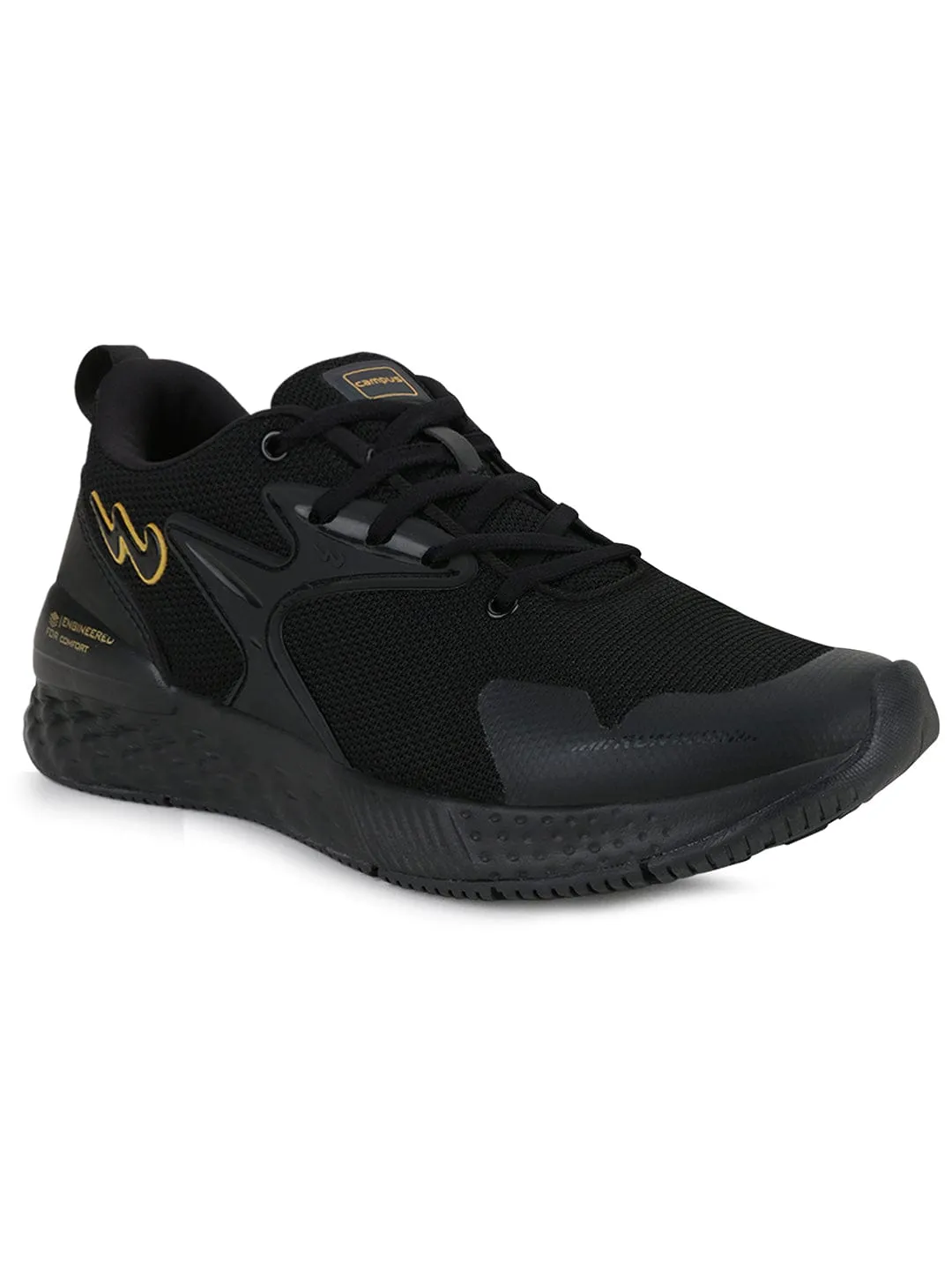SIMON PRO Black Men's Running Shoes Cloud 5 Shoes