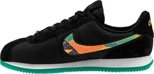 Women's Asics Pickleball Shoes Nike Cortez Basic LHM QS Latino heritage Month Mens Black green White 885407-001 (10.5)