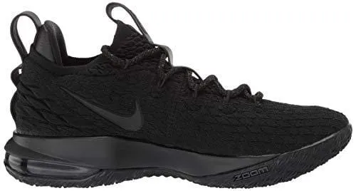 Nike Lebron XV Low Mens Fashion-Sneakers AO1755-004_12 - Black/Black-Thunder Grey Brand New Asics Shoes