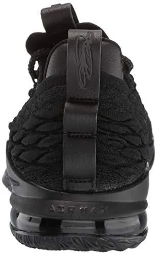 Asics Casual Shoes Nike Lebron XV Low Mens Fashion-Sneakers AO1755-004_12 - Black/Black-Thunder Grey