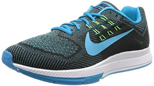Asic Skate Shoes Nike Men's Air Zoom Structure 18 Blue Lagoon/Clrwtr/Blk/Flsh Lm Running Shoe 9.5 Men US