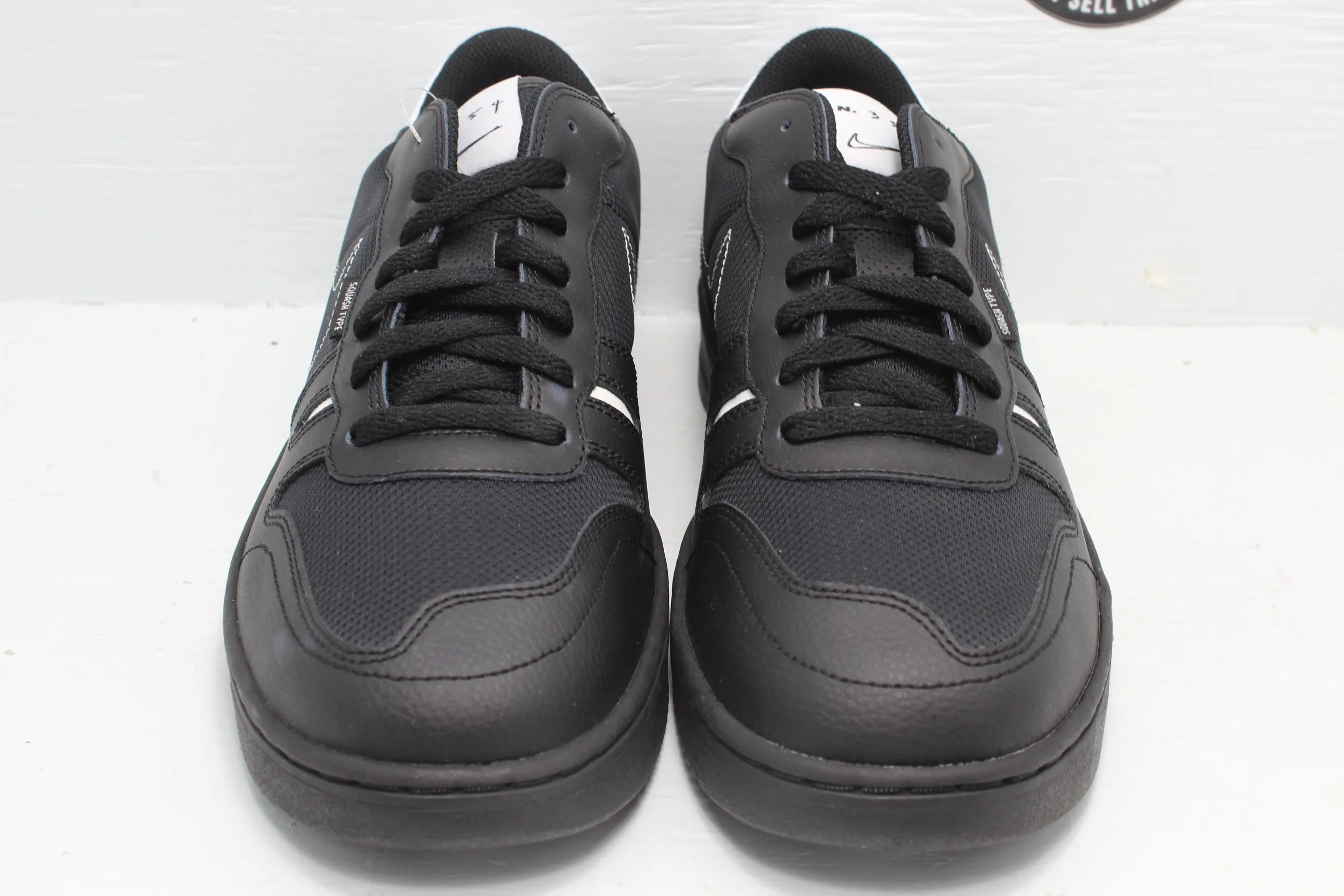 Nike Squash Type Black White N.354 Sample Asics Wrestling Shoes Ex-eo